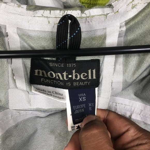 Montbell Jacket Adult XS Peak Shell Lightweight Hooded Full Zip - Picture 8 of 11